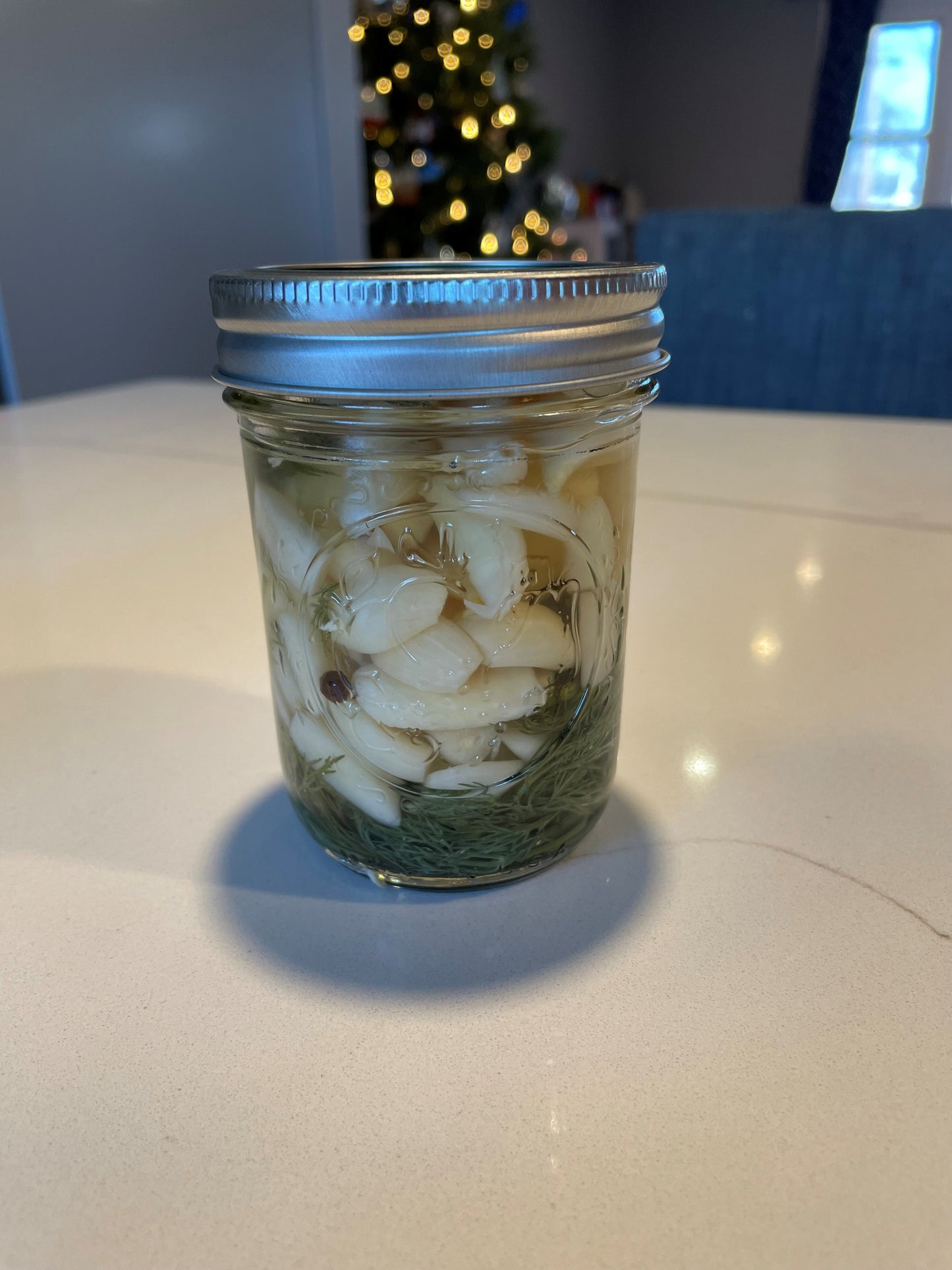 Dill Pickled Whole Garlic Cloves