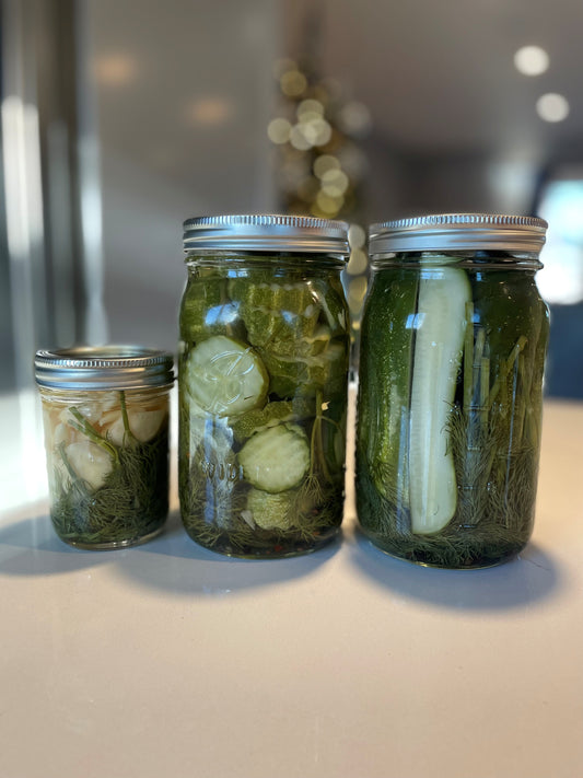 2 Pickles 1 garlic