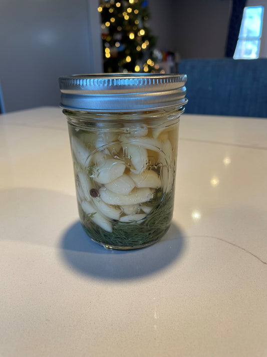 Dill Pickled Whole Garlic Cloves